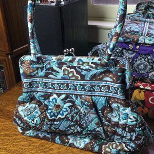 Vera Bradley Bag  "Java Blue" Retired